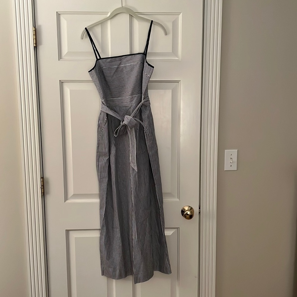 J.Crew Striped Jumpsuit, Size 4, NWT